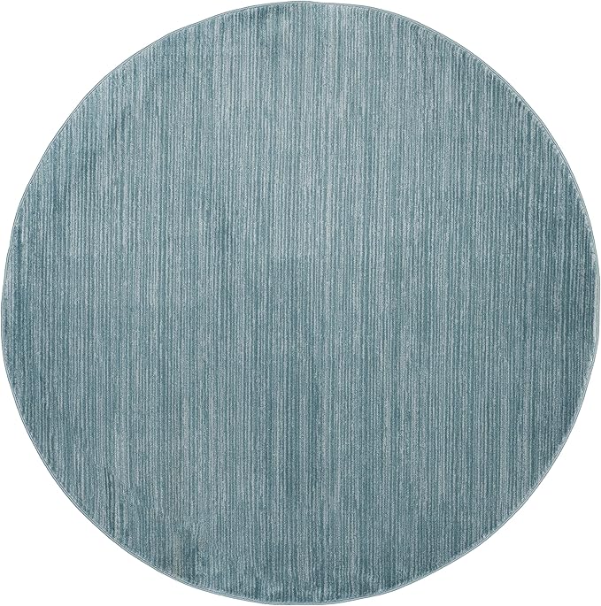 SAFAVIEH Vision Collection Area Rug - 11' Round, Light Brown, Modern Ombre Design, Non-Shedding & Easy to Clean, Ideal for Living Room, Bedroom, Dining Space (VSN606C)