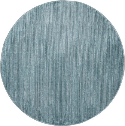 SAFAVIEH Vision Collection Area Rug - 11' Round, Light Brown, Modern Ombre Design, Non-Shedding & Easy to Clean, Ideal for Living Room, Bedroom, Dining Space (VSN606C)