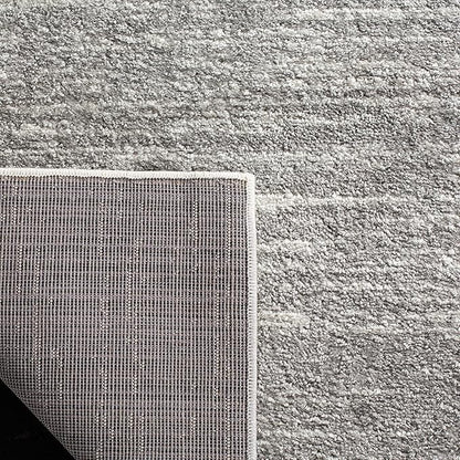 SAFAVIEH Adirondack Collection Runner Rug - 2'6" x 10', Ivory & Silver, Modern Ombre Design, Non Shedding & Easy to Clean, Ideal for Hallway, Foyer, Kitchen, Entryway, Bedroom (ADR113B)