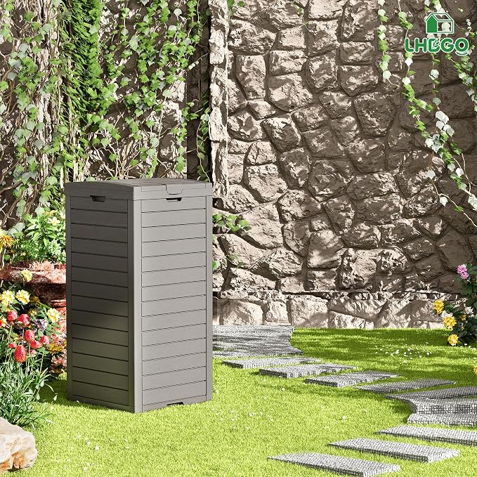 Outdoor Trash Can, 31 Gallon Garbage Can - Image 8