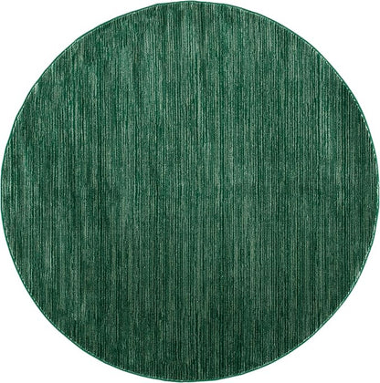 SAFAVIEH Vision Collection Area Rug - 6'7" Round, Dark Green, Modern Ombre Design, Non-Shedding & Easy to Clean, Ideal for Living Room, Bedroom, Dining Space (VSN606Y)