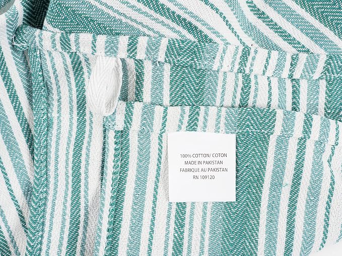 KAF Home Assorted Flat Kitchen Towels | 100% Cotton - Image 7