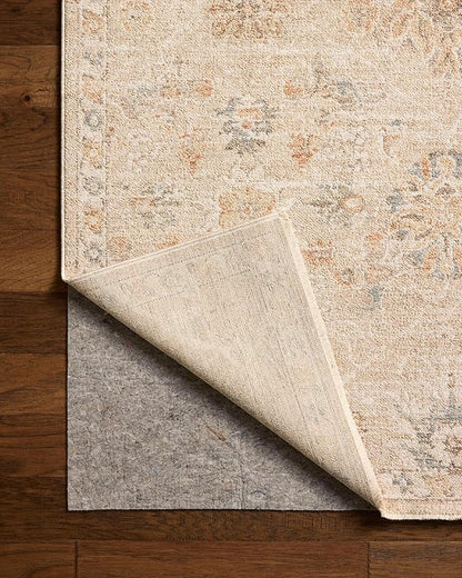 Loloi Chris Loves Julia Palma Collection PLM-11 Natural/Multi 2'-7" x 7'-6" Fringe Runner Rug Vintage Style Boho Living Room Bedroom Carpet