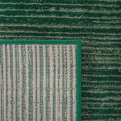 SAFAVIEH Vision Collection Area Rug - 6'7" Round, Dark Green, Modern Ombre Design, Non-Shedding & Easy to Clean, Ideal for Living Room, Bedroom, Dining Space (VSN606Y)