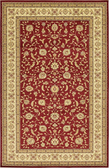 Unique Loom Voyage Collection Traditional Oriental Classic Intricate Design Area Rug (10' 6 x 16' 5 Rectangular, Red/Gold)